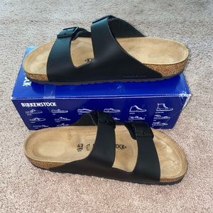 Birkenstock Arizona BS Black birko flor size 10